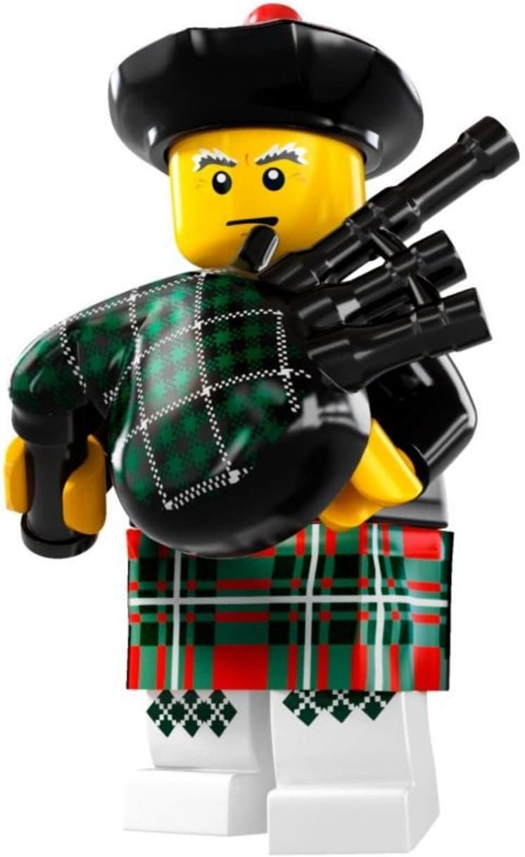 LEGO 8831 Minifigures Series 7 - Bagpiper - Rare Collection Modell x1 Loose