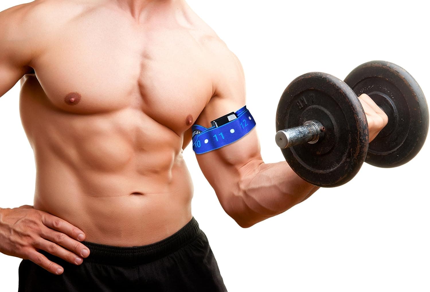 Occlusion Training Bands by BFR Bands, Elite Model, 2 Pack, Blood Flow Restriction Bands Give Lean & Fast Muscle Growth without Lifting Heavy Weights - Elastic Strap + Quick-Release Cam Buckle