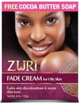 Zuri Fade Cream For Oily Skin 4 ounce with Cocoa Butter Soap