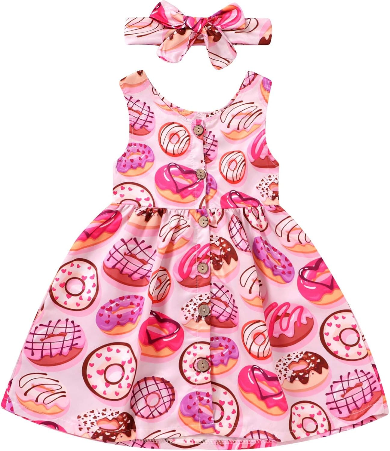 YOUNGER TREE Toddler Dresses Lemon Baby Girls Pineapple Fruit Dress Outfit Summer Girl Dress Spring Sundress