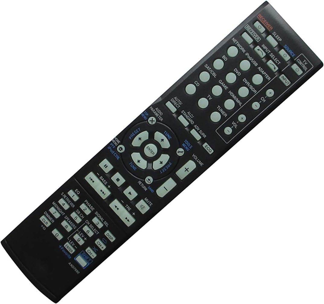 Universal Replacement Remote Control for Pioneer VSX-520 VSX-520-K AXD7660 VSX-522 VSX-517 7.1-Channel Home Theater AV A/V Receiver System