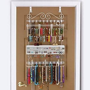 Overdoor Jewelry Organizer