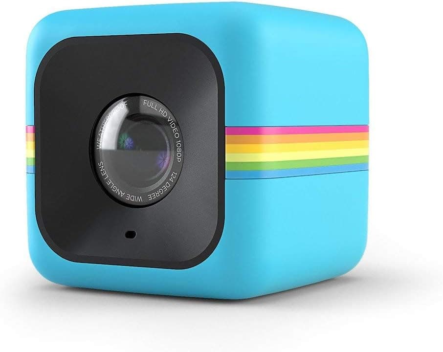 Polaroid Cube ACT II HD 1080p Lifestyle Action Video Camera (Blue) - Updated Features (Renewed)