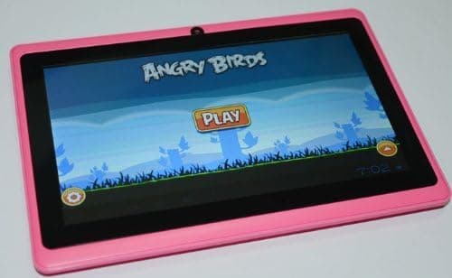 Pink Moma 7" Android Tablet Allwinnwer A13 Boxchip Cortex A8 Android 4.0, 4GB Capacity, 512 MB.