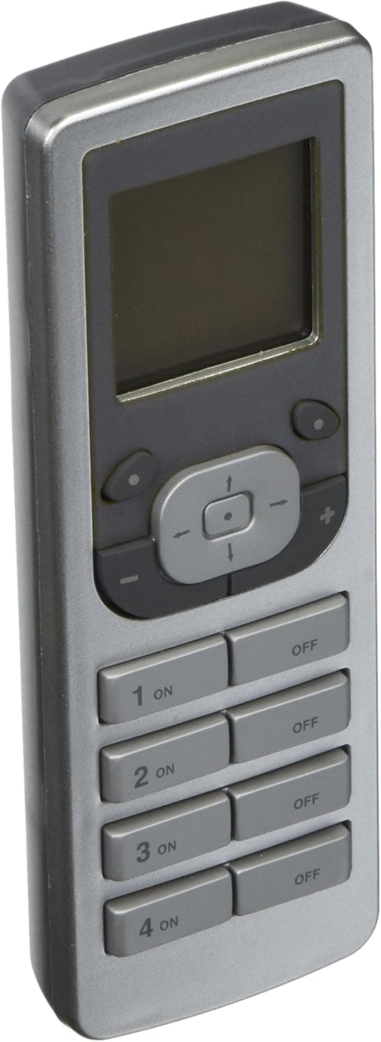Leviton VRCPG-BSG Vizia RF + Basic Handheld Remote Controller Programmer, Gray