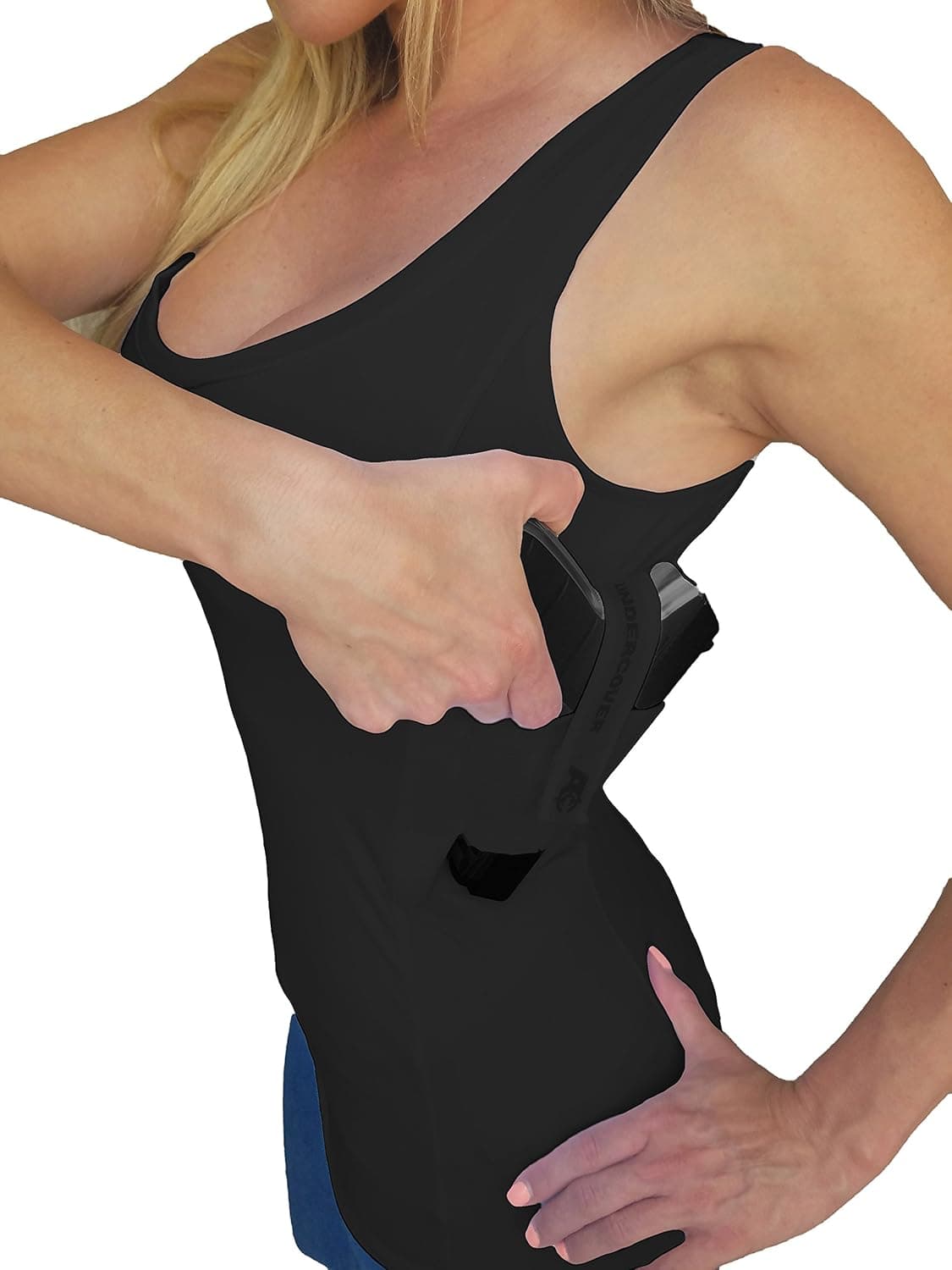 AC Undercover Concealed Carry Clothing Womens Tank Top Gun Holster CCW Tactical
