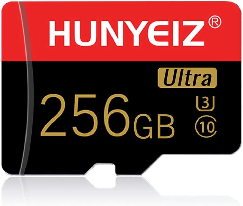256GB Micro SD Card with Card Adapter Class 10 High Speed MicroSD Memory Cards for Camera, Phone, Computer, Dash Came, Tachograph, Tablet, Drone……