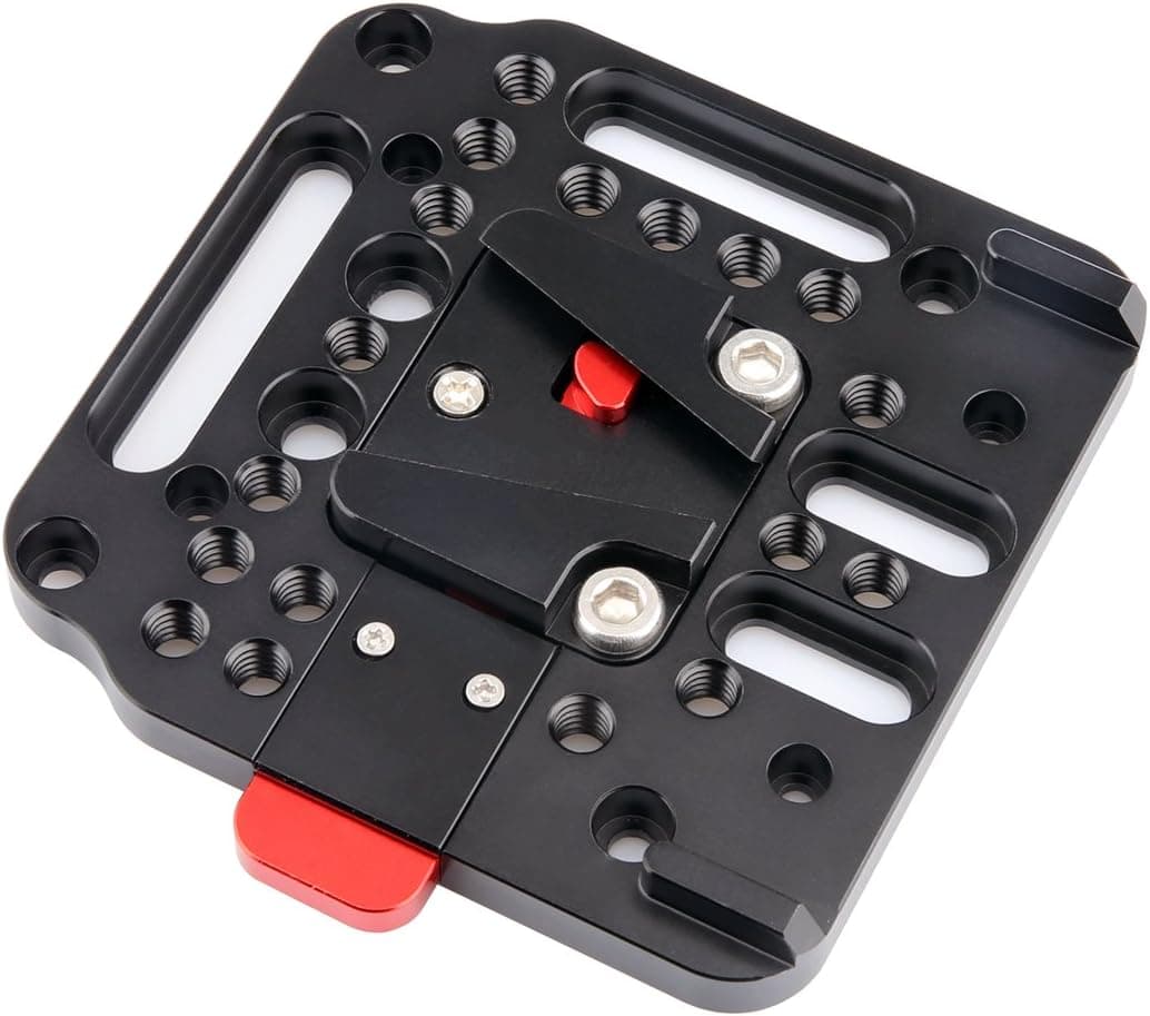 NICEYRIG V Lock Plate Assembly Kit with Female V-Dock Male V-Lock Compatible with DJI Ronin M MX