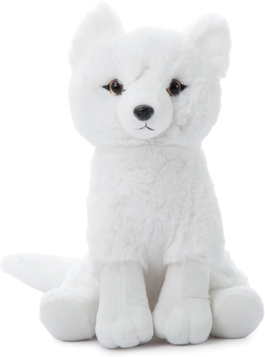 The Petting Zoo Arctic Fox Stuffed Animal, Gifts for Kids, Wild Onez Zoo Animals, Arctic Fox Plush Toy 12 inches