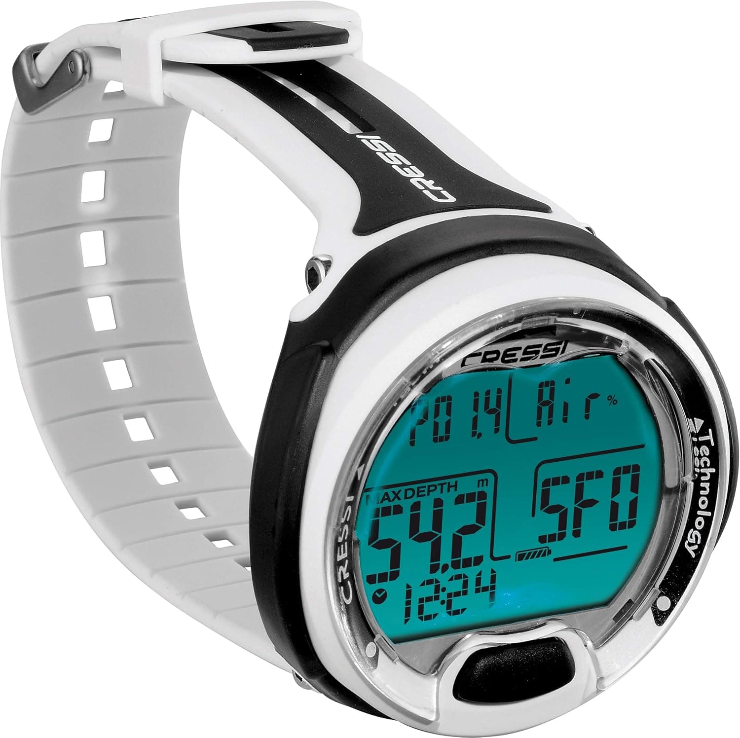 Cressi Leonardo Underwater Single Button Diving Computer, Created in Italy, Quality Since 1946