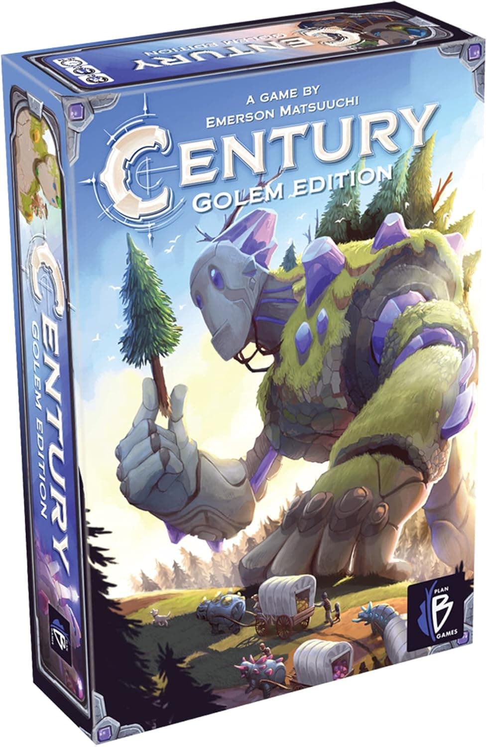 Century Golem Edition | Strategy Board Game | Exploration Game | Family Board Game for Adults and Kids | Ages 8 and up | 2 to 4 Players | Average Playtime 30-45 Minutes | Made by Plan B Games
