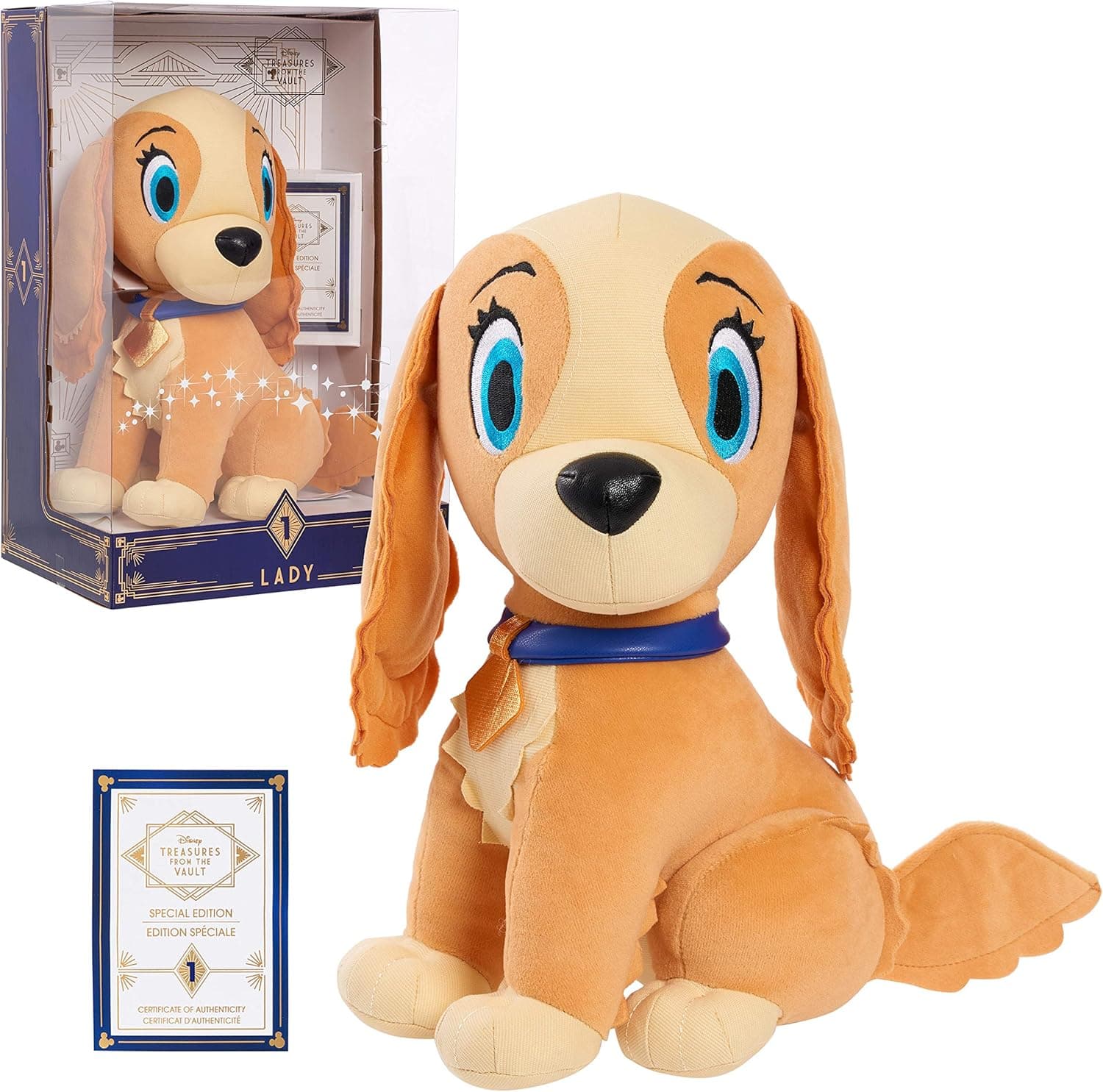 Disney Treasures From the Vault, Limited Edition Lady Plush, Amazon Exclusive, 3+ years
