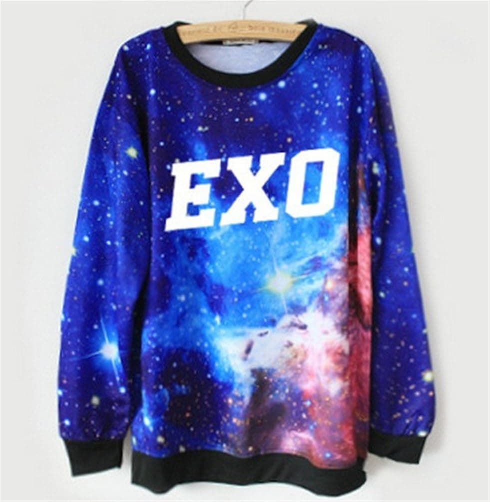 EXO Sweater Starry Round Collar Pullover Shirt (EXO)