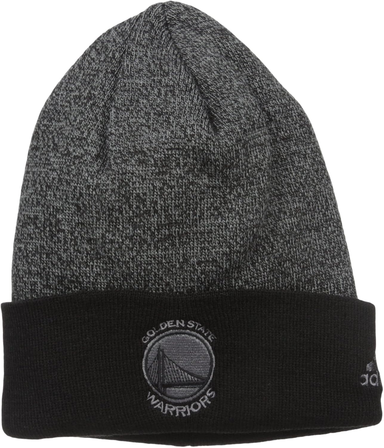 NBA Golden State Fanwear Cuffed Pom Knit , One Size ,Black