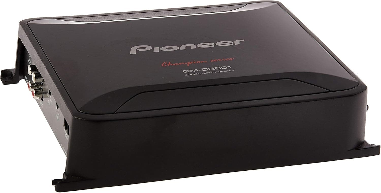 Pioneer GM-D8601 Class D Mono Amplifier with Wired Bass Boost Remote (Renewed)