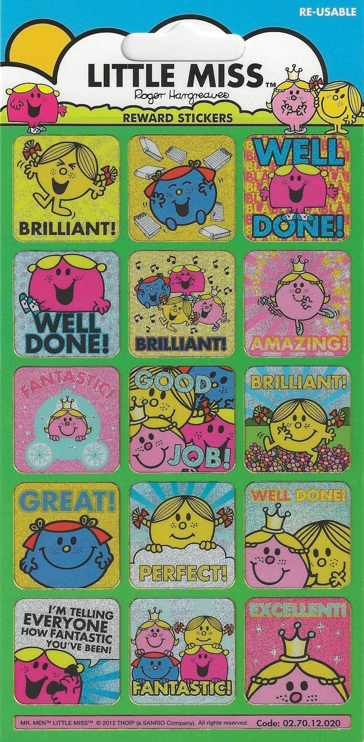 Little Miss Reward Sticker Set