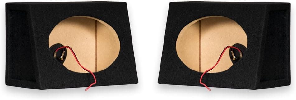 TR69 Pair of Sealed Car Bass Box Speaker Enclosure Cabinets for 6X9 Speakers