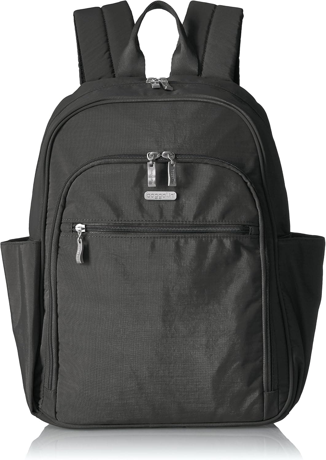 Baggallini Essential Laptop Backpack With Rfid Messenger Bag
