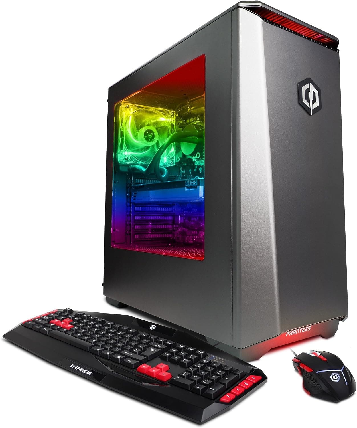 CyberpowerPC Gamer Supreme Liquid Cool SLC8360A w/Intel i7-6800K 3.4GHz CPU, 16GB DDR4, NVIDIA GTX1070 8GB, 2TB HDD, 240GB SSD, Liquid Cool & Win 10 Home 64-Bit