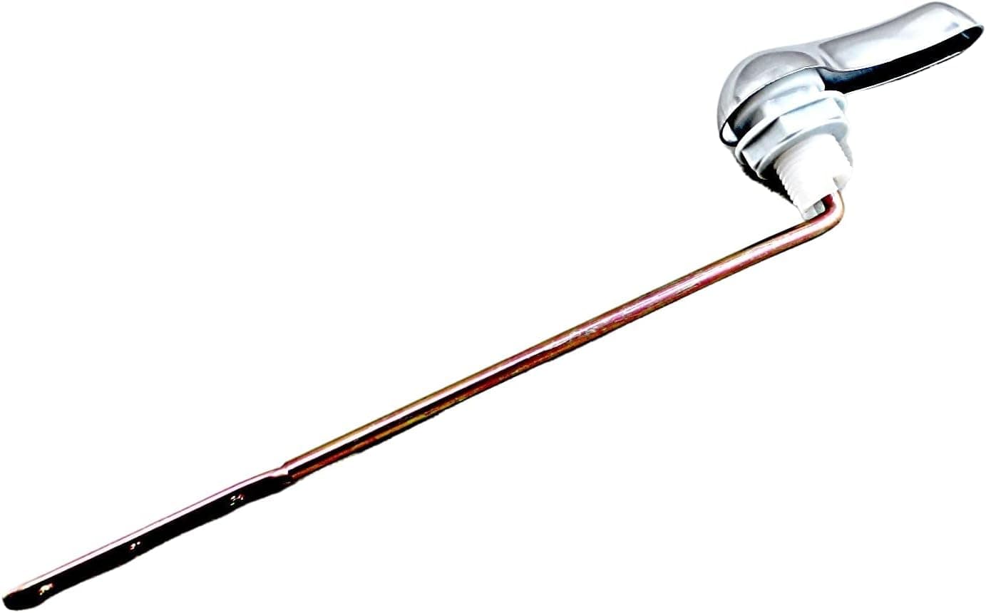 Dependable Universal Toilet Tank Flush Lever, Chrome Finish Toilet Handle Fits Most Toilets