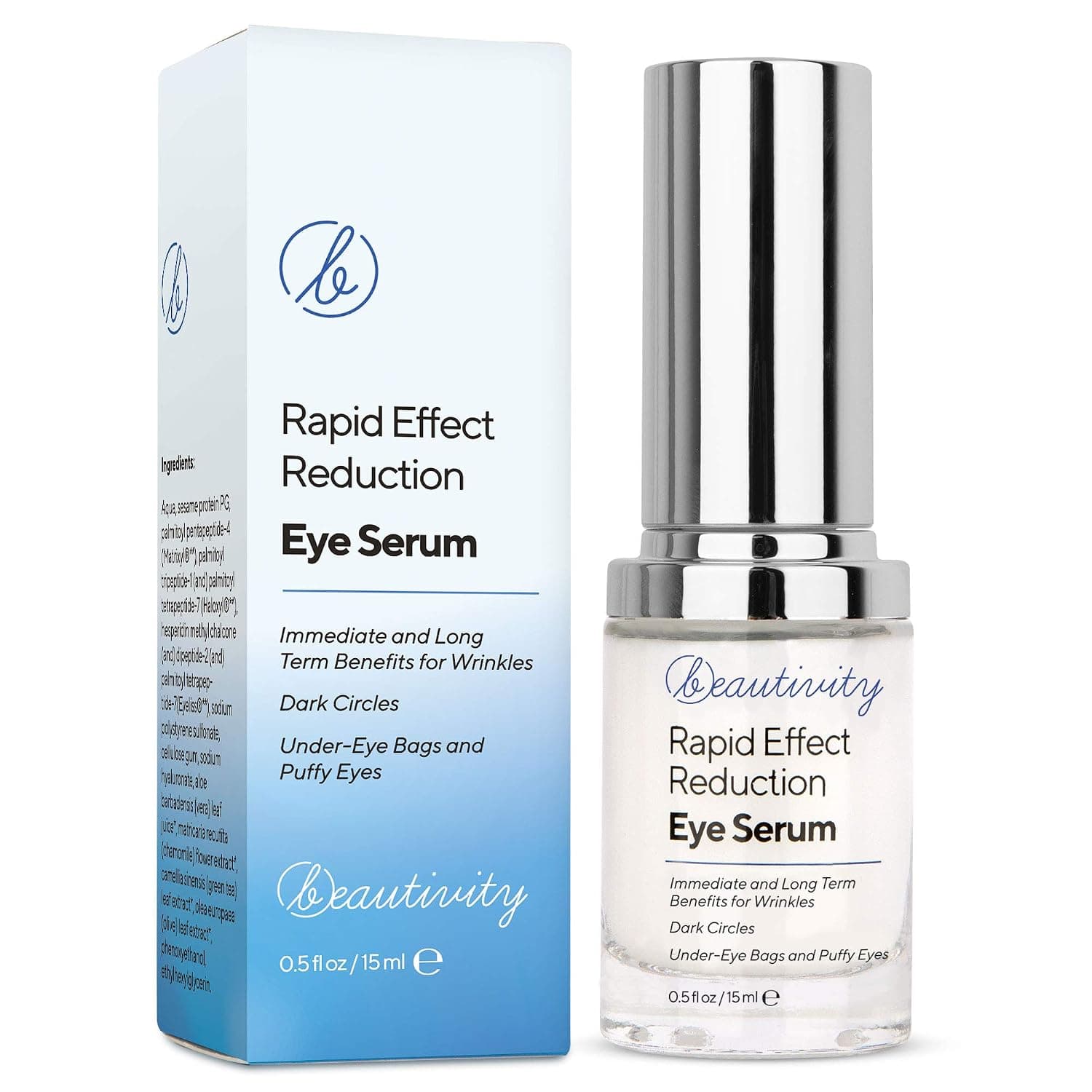 Rapid Reduction Eye Serum Eye Cream，Anti-Aging Rapid Reduction Eye Cream, Reduces Wrinkles, Under-Eye Bags, Dark Circles, Fine Lines & Crow's Feet Instantly and Visibly for Women Men