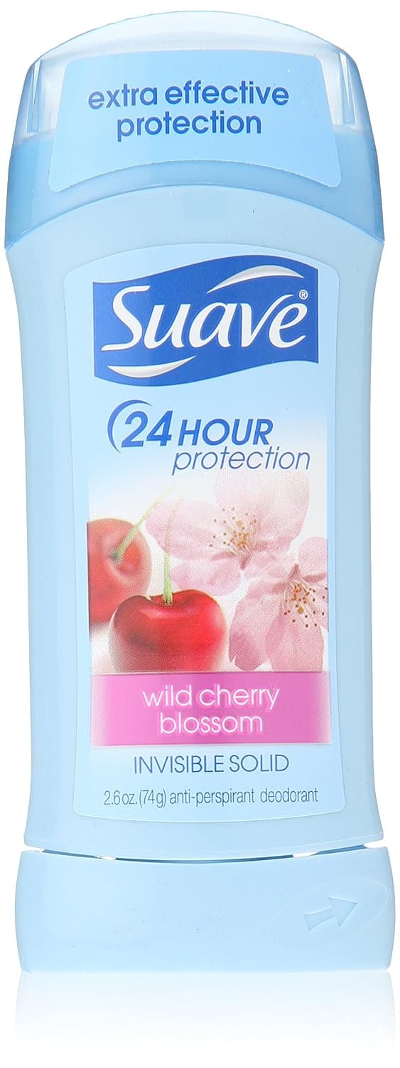 Suave Antiperspirant Deodorant, Wild Cherry Blossom 2.6 Ounce (Pack of 6)