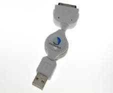 USB to Dock Connector, retractable cable for iPod