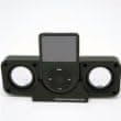 Black Cube Travel Speakers For iPod