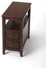 Butler Specialty Company Marcus Side Table with 2 Drawers in a Dark Cherry Finish
