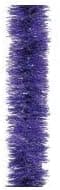 Fix Find - Purple Tinsel Garland (15ft Long x 2.5in Thick) - Elegant Hanging Metallic Holiday Tinsel Garland for Holiday & Party Decorating