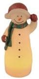 Chilly Chums Sculpted Snowmen Flameless Candle