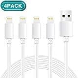 TNSO Phone Cable 4 Pack [3//6/6/10FT] Extra Long USB Charging & Syncing Cord Compatible Charger