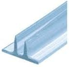 CRL Translucent Vinyl "Double Leg" Seal for 5/16" Maximum Gap With Pre-Applied Tape by CR Laurence