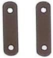 Perri's Safety Stirrup Leather Tabs, Brown, One Size