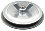 COREX 1" Knockout Seal With Gasket - Oil Tight Hole Seal For Electrical Conduit - Steel - 3 Piece - Grey