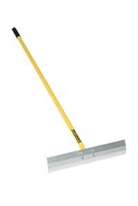 Midwest Rake 73122 S550 Professional Placer Concrete Tool with 20" x 4" Aluminum Head (Various Size and Style), 60" Aluminum Handle with Cushion Grip, Concrete Placer