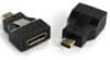 Micro HDMI Male to Mini Female Adaptor (Black) for Htc cell phone
