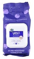 Yes To Inc Yes To Blueberries Cleansing Facial Towelettes - 25 Towelettes