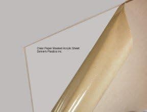5 Sheets - 1/4" Clear Cell Cast Acrylic Plexiglass Sheet 12" x 12"