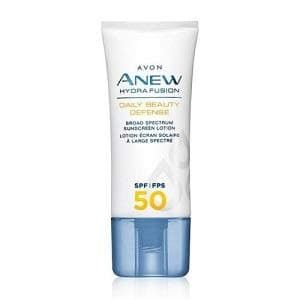 Avon ANEW Hydra Fusion Daily Beauty Defense Broad Spectrum Sunscreen Lotion SPF 50