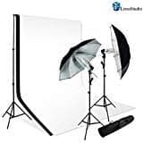 LimoStudio New Photo Photography Video Studio Umbrella Continuous Lighting Light Kit Set - 2X Lighting Stand