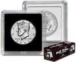 Bundle of 25 2x2 Coin Snap Holder Half Dollar (30.6mm) by Comictopia