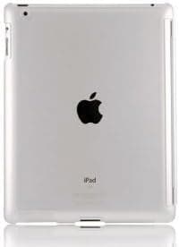Importer520 iPad 2, iPad 3, iPad 4 Smart Sleeve - Slim-Fit, Apple Smart Cover Compatible iPad Clear Transparent Back Hard Case for iPad 4, iPad 3, iPad 2 - Front Apple Smart Cover Not Included