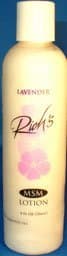 Rich's Distributibuting MSM Lotion Lavender 8 oz