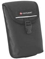Lightware Soft Wide Meter or Battery Pack Belt Pouch, Buckle Closure & Belt Loops, Black
