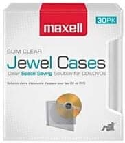 Clear Jewel Cases, 30 Pack