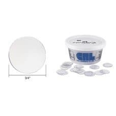 CRL Clear Plastic Desk Buttons - CP8