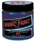 Manic Panic Semi- Permanent Hair Dye Black and Blue