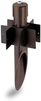 Hadco S3A Perma-Post 3" Diameter PVC Ground Stake-Black