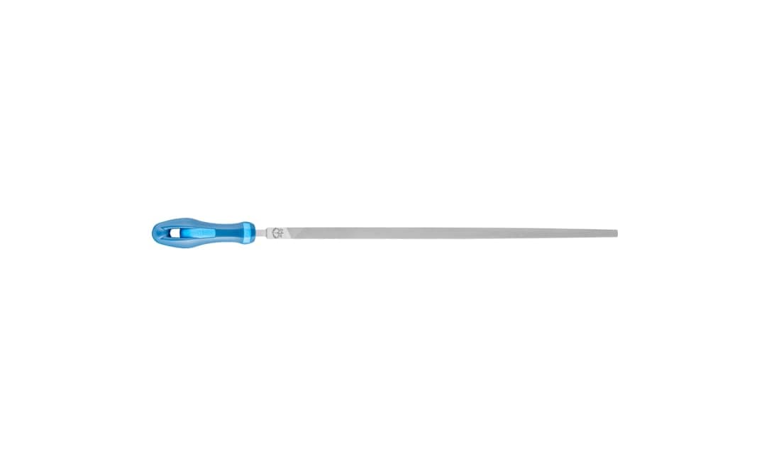 Pferd - 11090P PFERD Hand File with Handle, American Pattern, Double Cut, Square, Coarse, 10" Length, 3/8" Width, Thickness